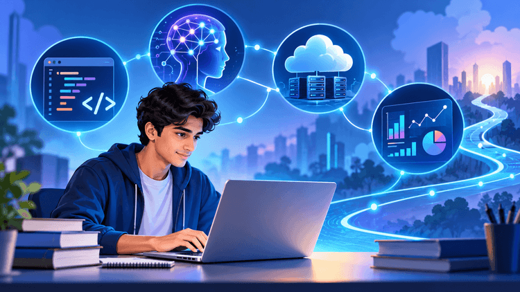 How BCA Students Can Prepare for AI, Cloud & Data Science Roles from 1st Year: Complete 2026 Roadmap