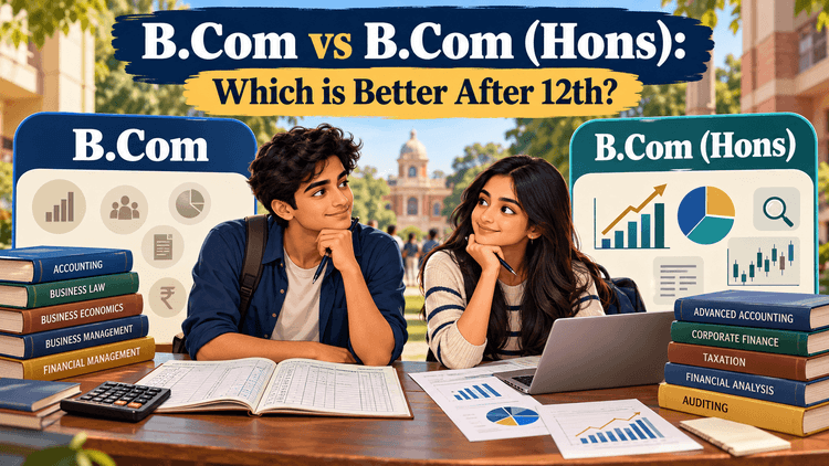 B.Com vs B.Com (Honours): Key Differences, Career Scope & Which is Better After 12th?