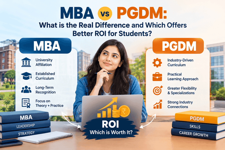 MBA vs PGDM: What is the Real Difference and Which Offers Better ROI for Students?